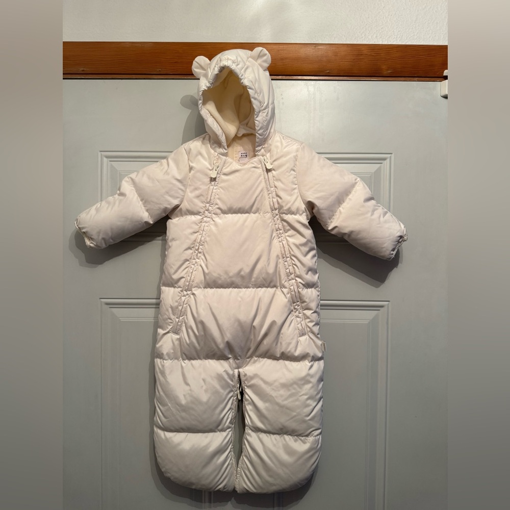 Baby Gap ColdControl Max Bundler Baby Snow suit with bear ears 3-6 months